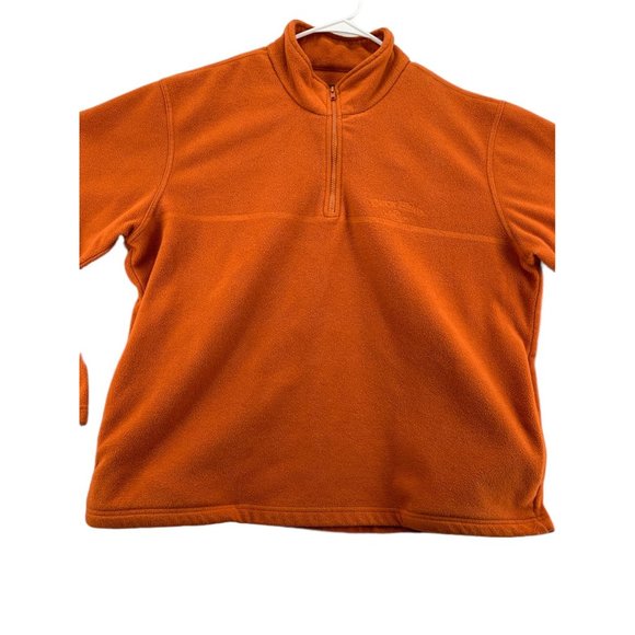 DUCK HEAD Shirt Men's Long Sleeve 1/4 Zip Sweatshirt Orange Size Extra Large - Picture 11 of 12